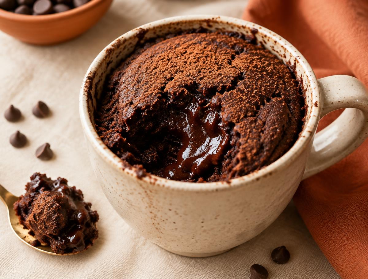 Brownie mug cake